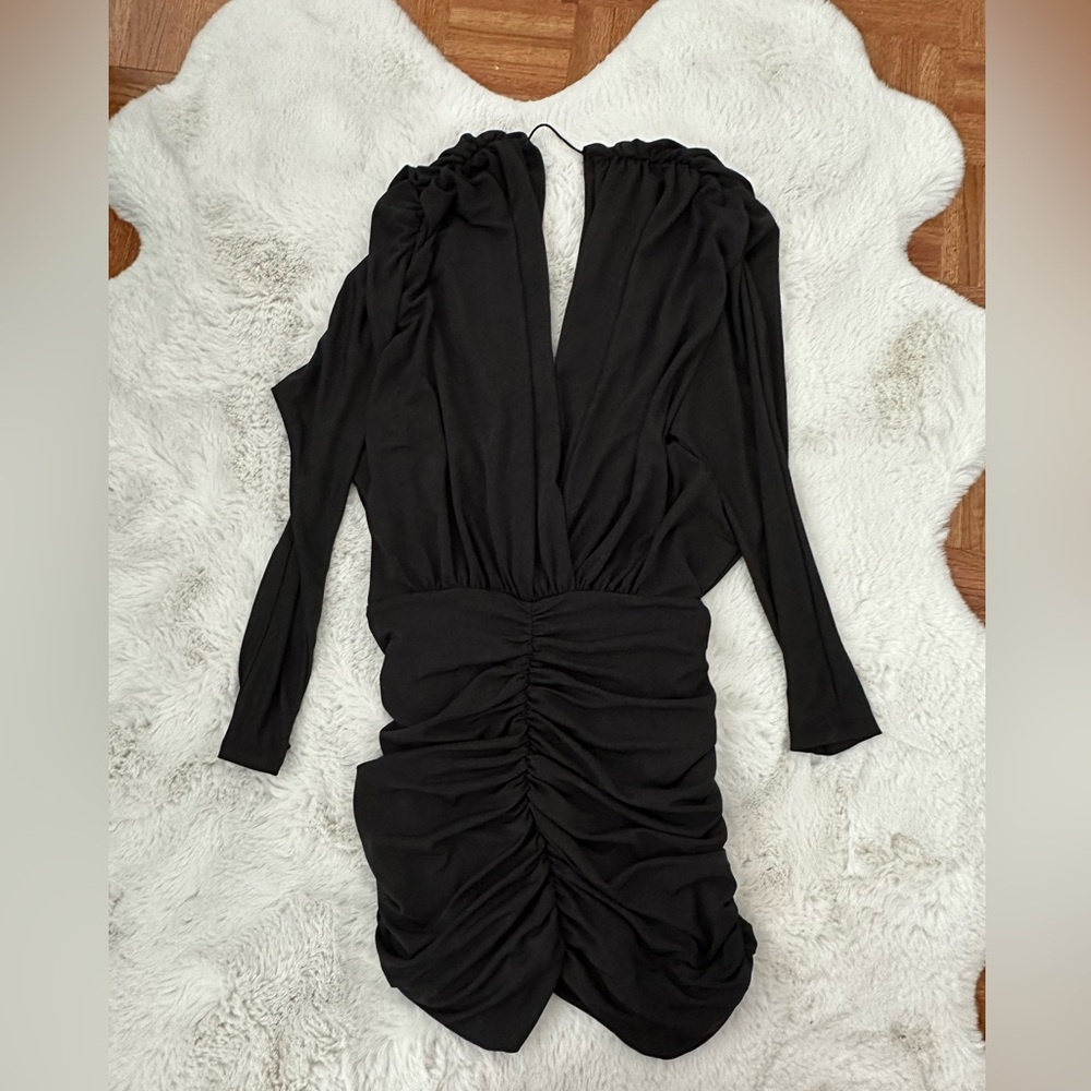 L’Academie black mini dress